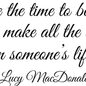Take the time to be kind Wall Art