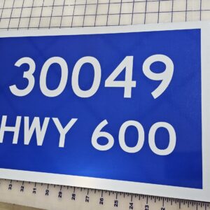 Rural Address Signs